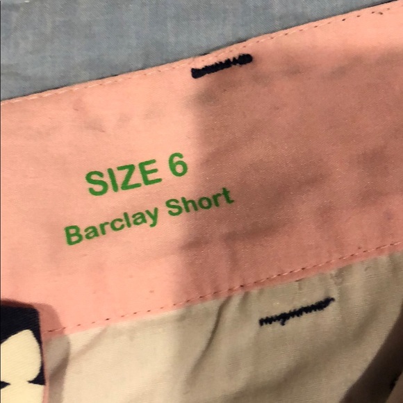 Lilly Pulitzer Barclay shorts 6 - Picture 3 of 3